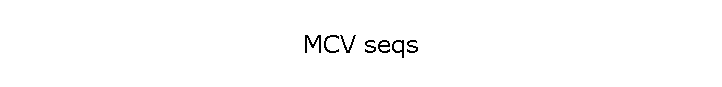 MCV seqs